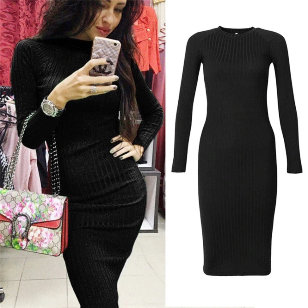Fitted Midi Dress